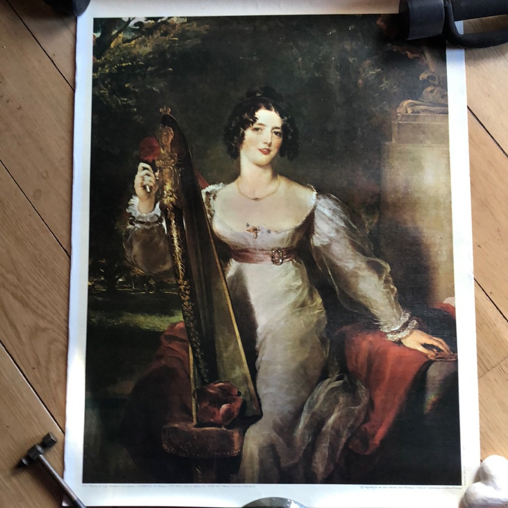 Oil printed on canvas by sir Lawrence reproduction